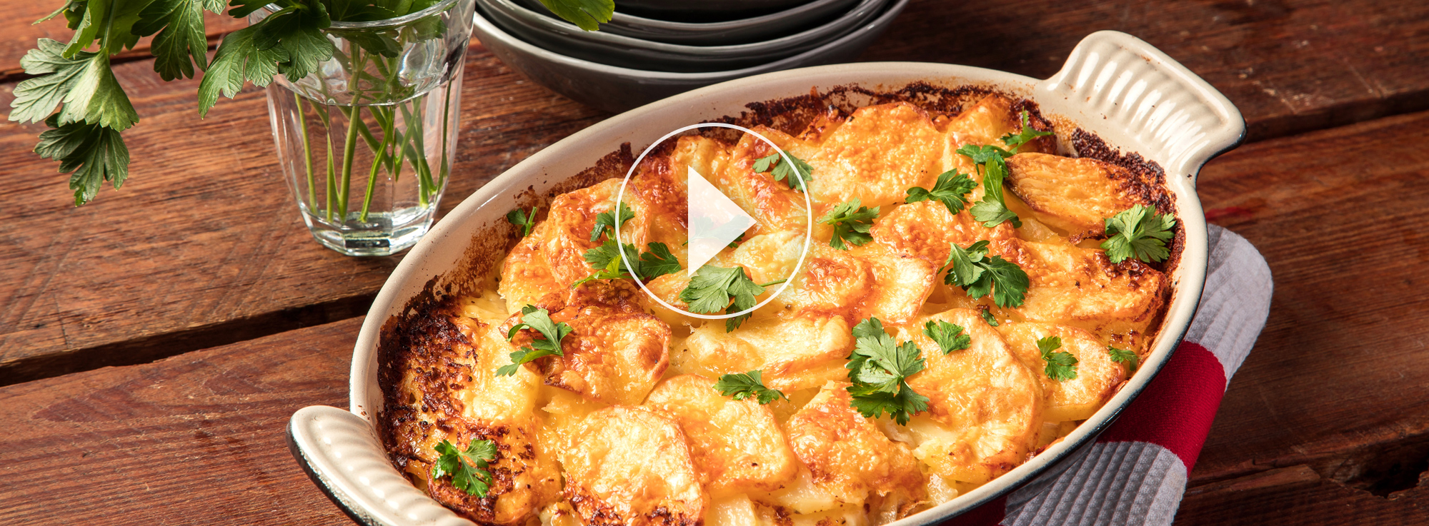 Creamy potato bake